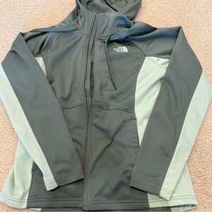 The North Face Charcoal and Light Gray Hoodie